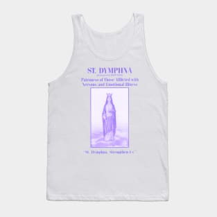 St. Dymphna Catholic Saint Mental Illness Prayer Tank Top